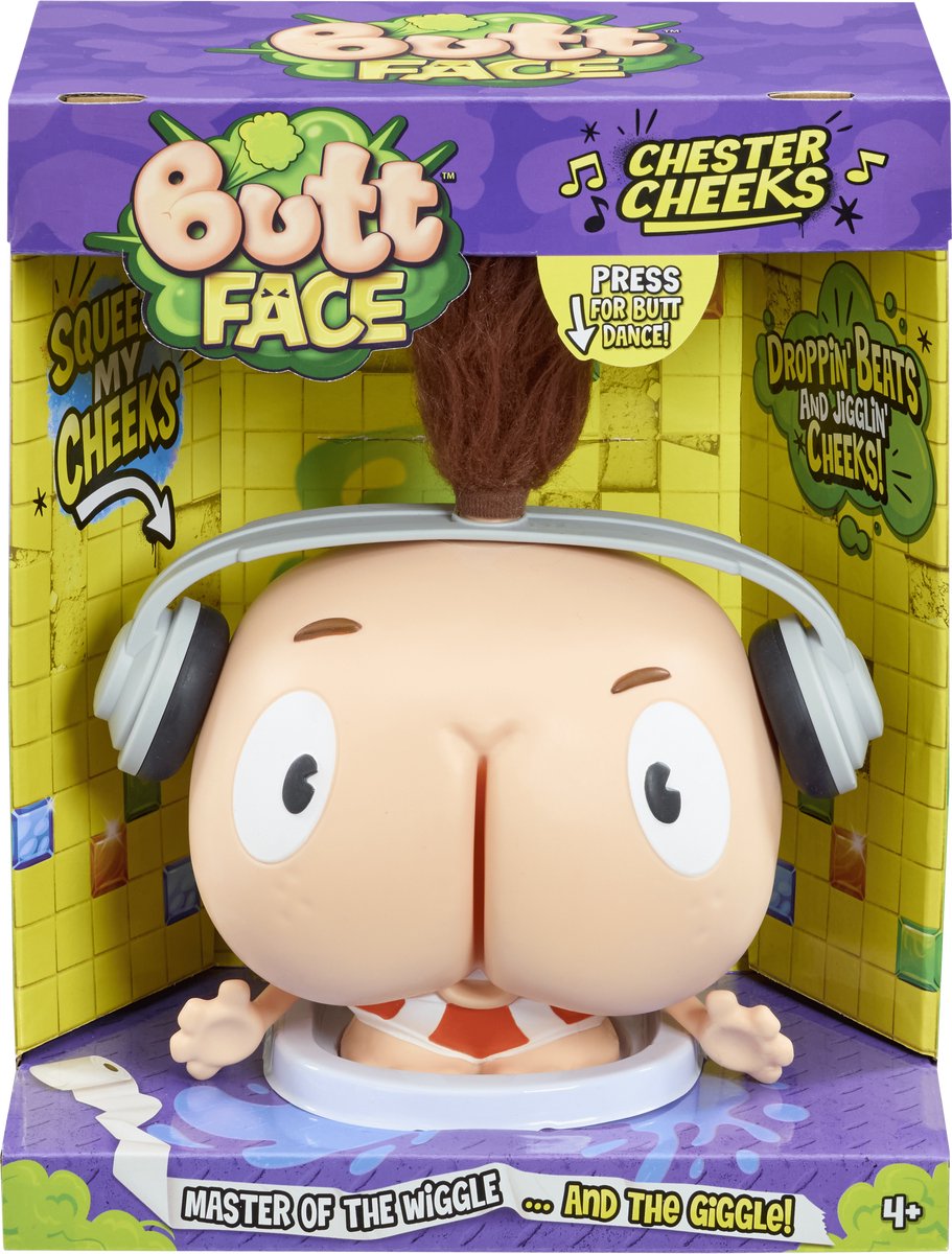 Goliath butt face chester cheeks - speelfiguur - interactieve speelfiguren - laat scheten!