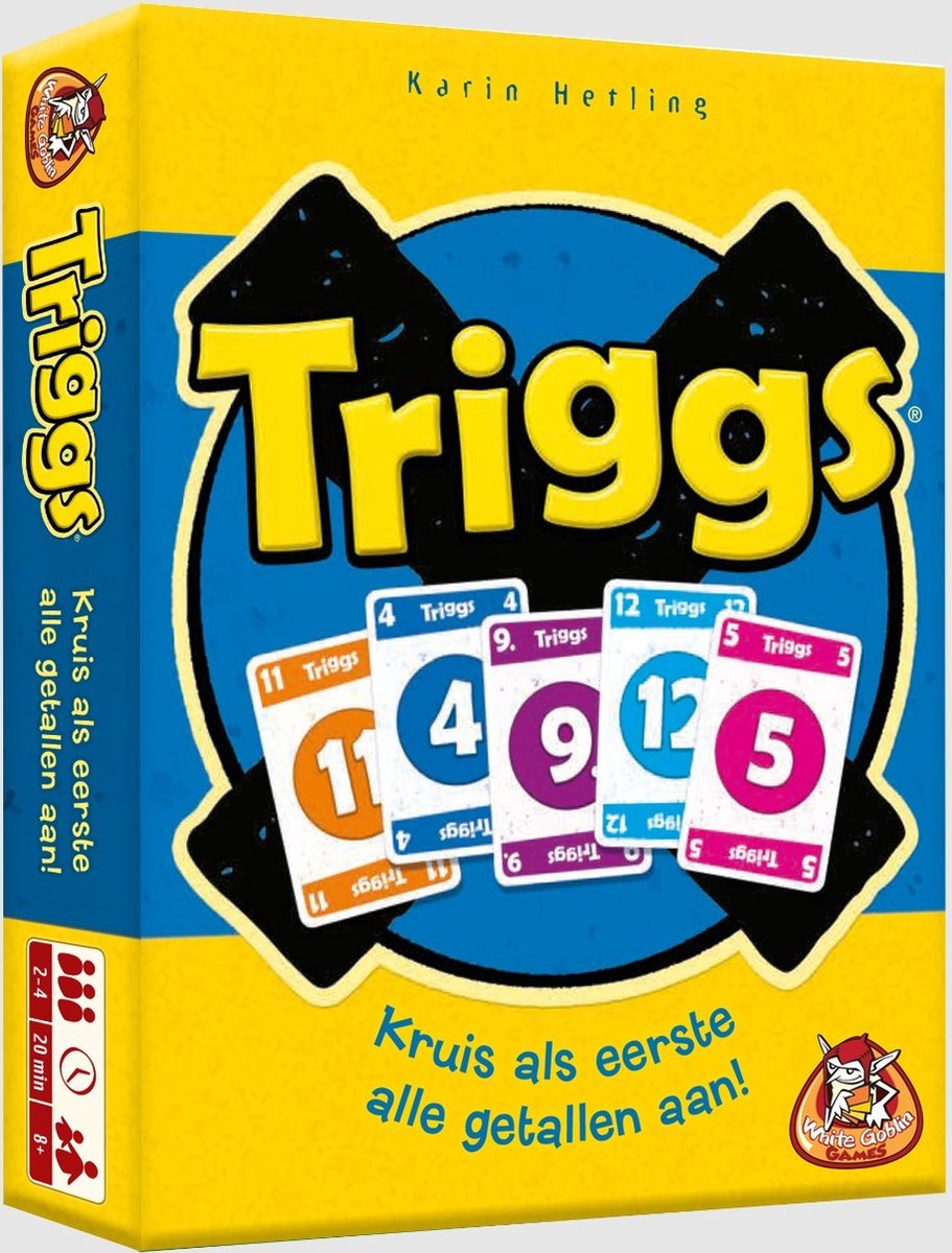 White goblin games - triggs - kaartspel - 2 tot 4 spelers - 20 minuten - vanaf 8 jaar - tactisch kaartspel