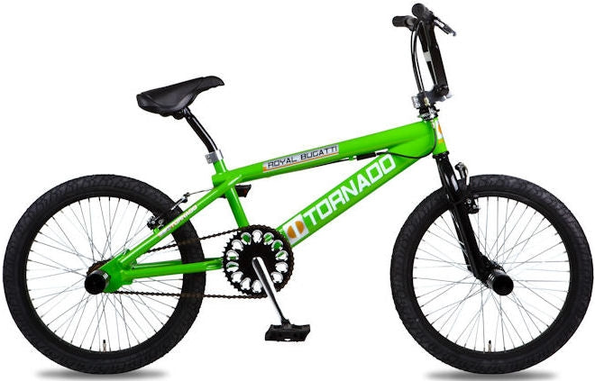 Royal bmx fiets -bugatti tornado freestyle 20 inch - groen