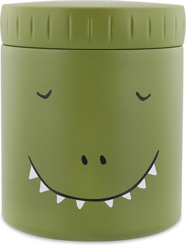 Trixie thermos container - mr. dino - thermopot voor kinderen - 350 ml - rvs thermobeker - ideaal voor babyhapjes - groen