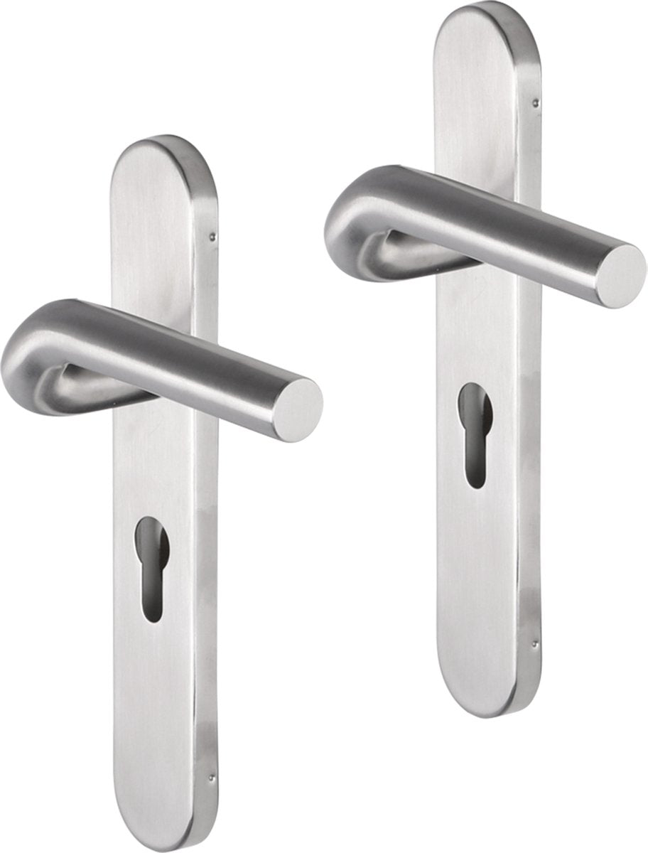 Impresso newport rvs geborsteld op ovaal schild pc55