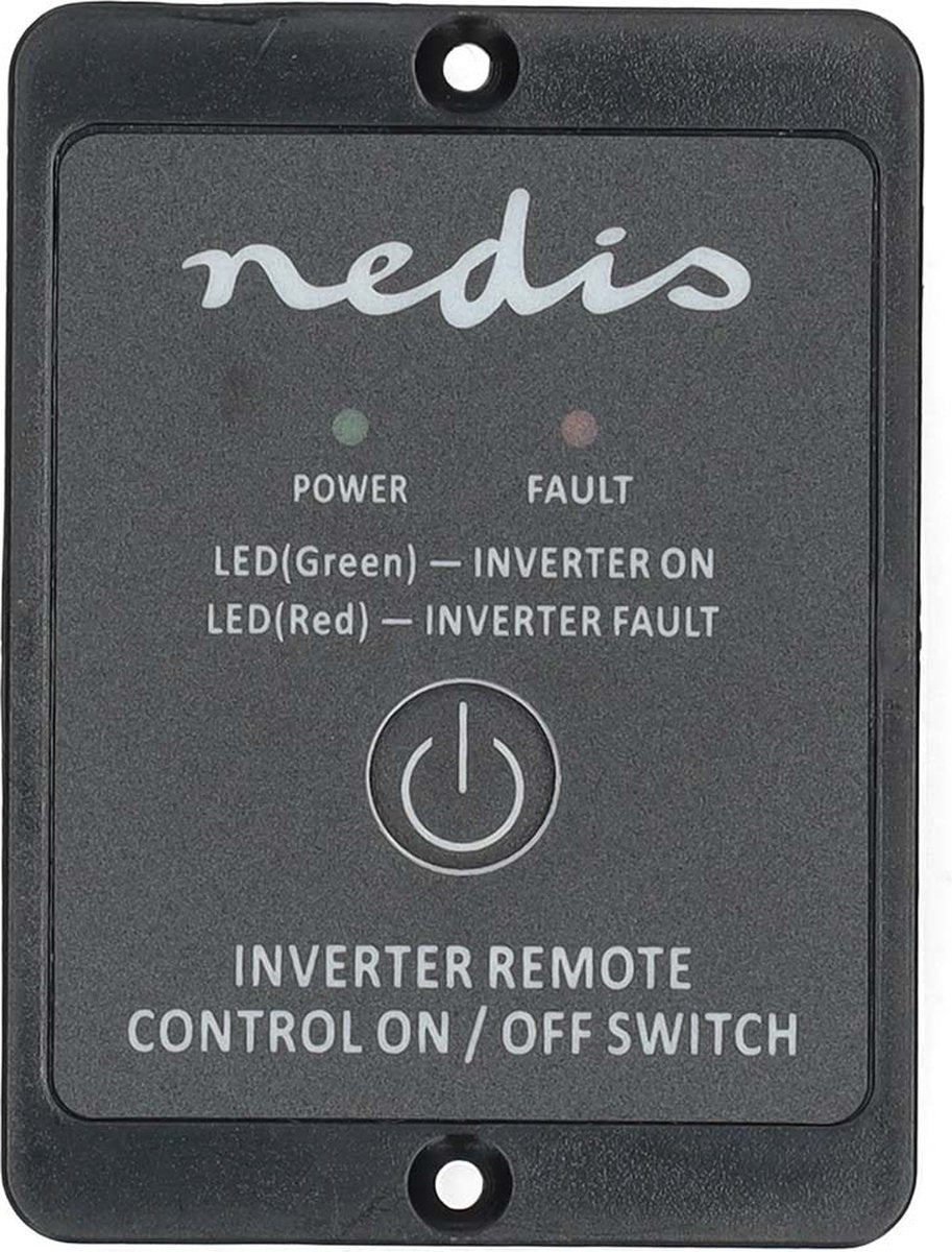 Nedis afstandsbediening voor omvormer – 6 m kabel – rj12 – zwart