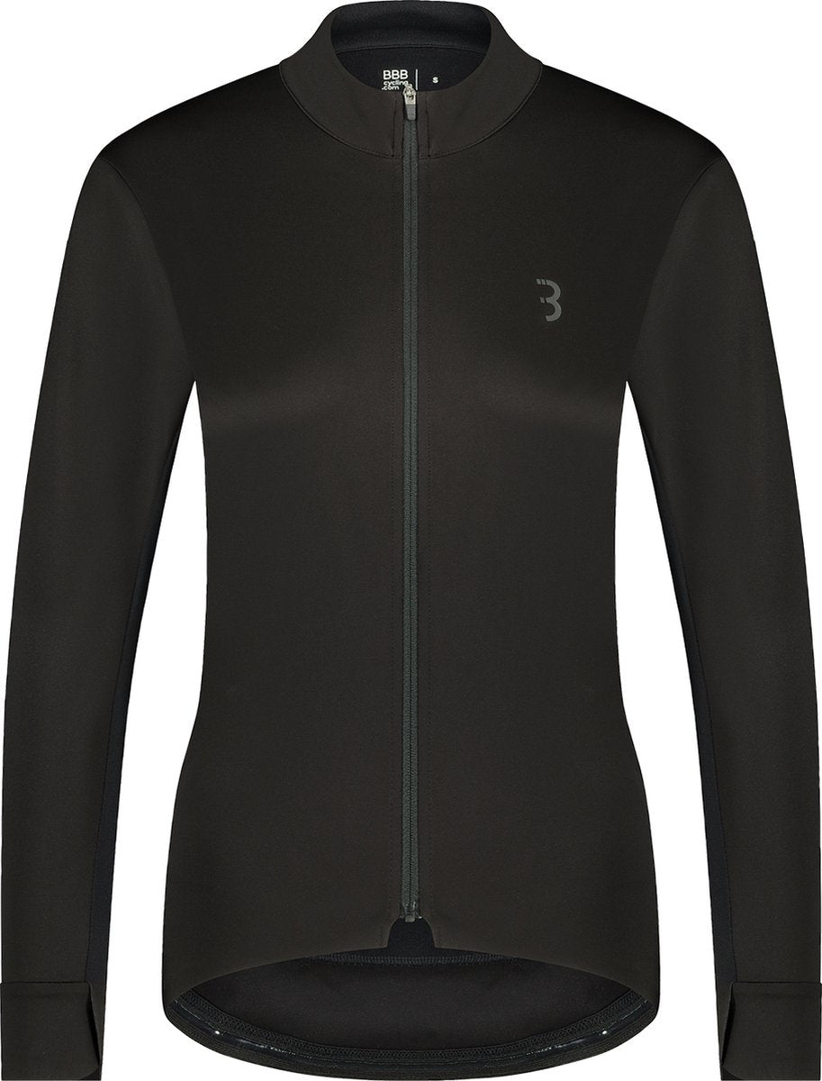 Bbb cycling donna triguard fietsjas dames - drie-seizoenen wielren fietsjack dames - waterafstotend windjack – zwart – maat s - bbw-453