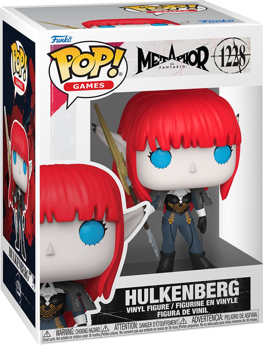 Funko metaphor: refantazio pop! games vinyl figure hulkenberg 9 cm