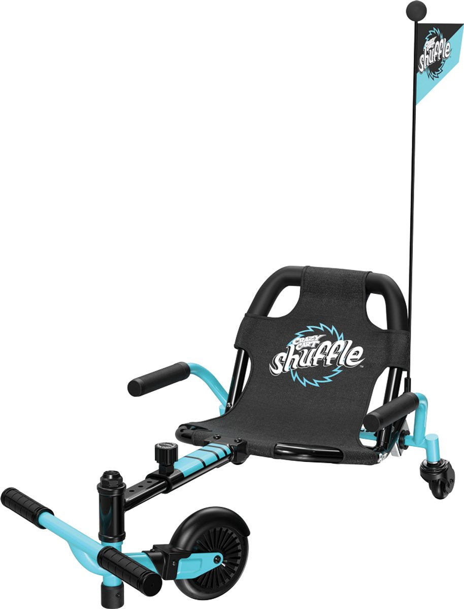 Razor crazy cart shuffle - skelter - blauw - 360° draaien - zonder accu - voor kinderen - tot 68 kg - vanaf 4 jaar
