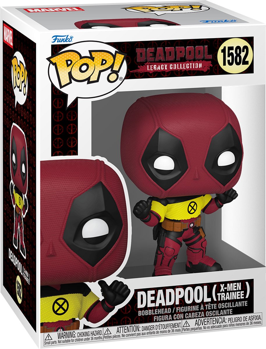 Funko deadpool deadpool (x-men trainee) vinylfiguur 1582 unisex pop! - neutraal - standard