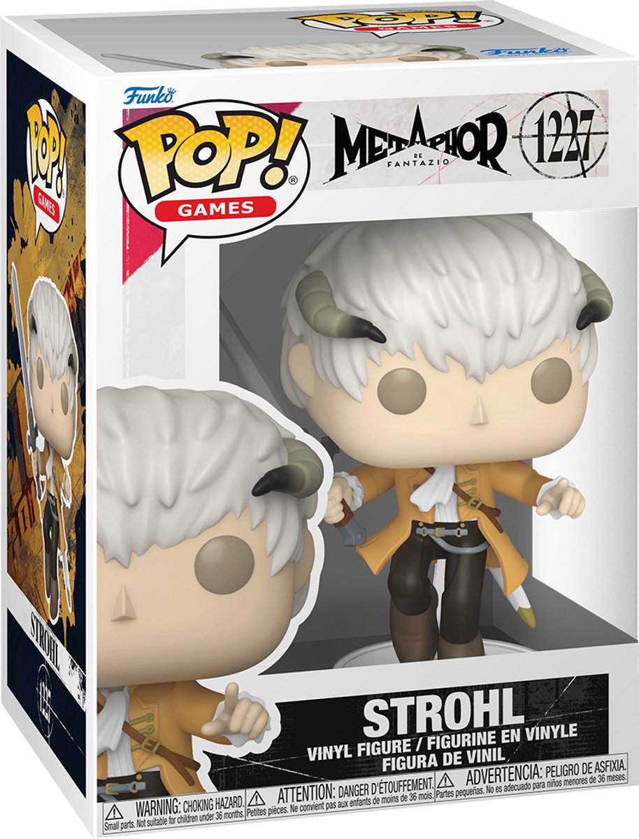Funko metaphor: refantazio pop! games vinyl figure strohl 9 cm