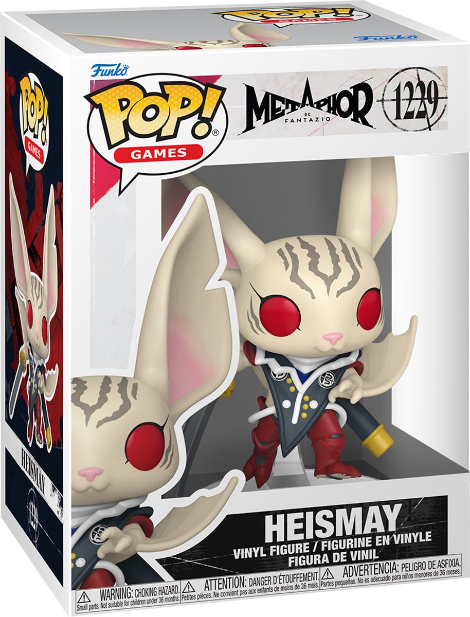 Funko metaphor: refantazio pop! games vinyl figure heismay 9 cm