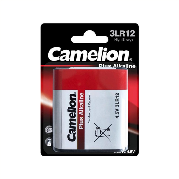 Camelion batterij Alkaline plat 4,5V 3R12 (hangverpakking)