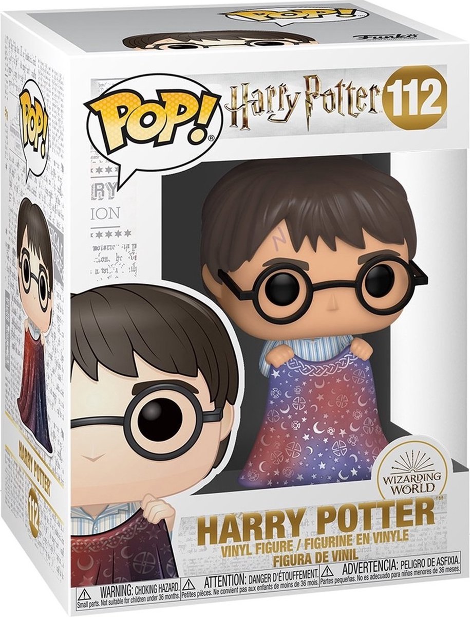 Funko harry potter with invisibility cloak - pop