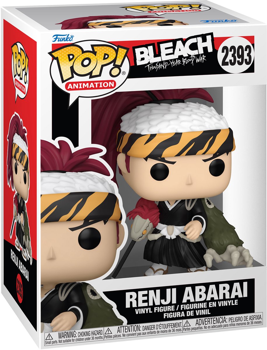 Funko bleach pop! animation vinyl figure renji bankai 9 cm pop! figuur