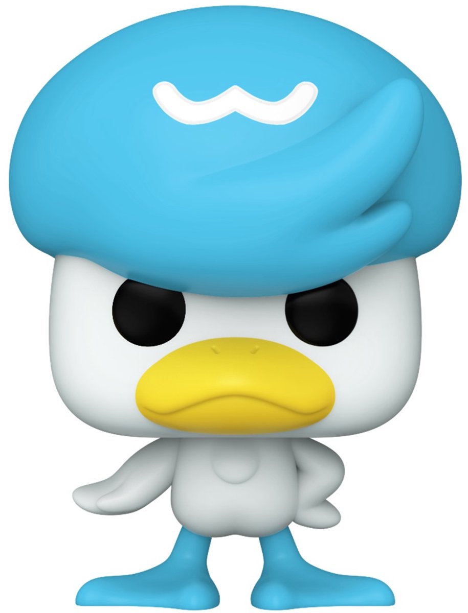 Funko pokémon quaxly - coiffeton - kwaks vinylfiguur 1012 pop! meerkleurig pvc -