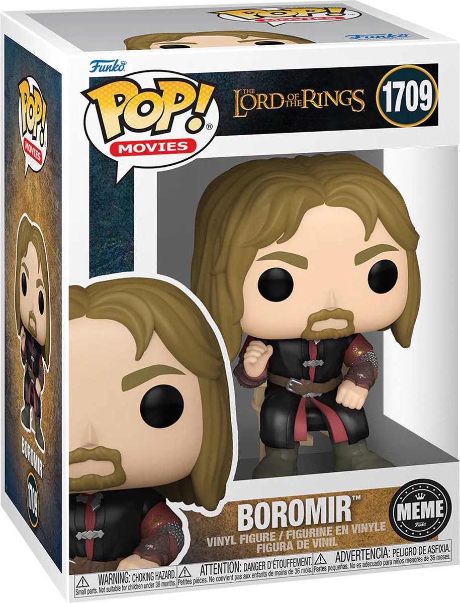 Funko pop movies: the lord of the rings - boromir (meme) pop #1709