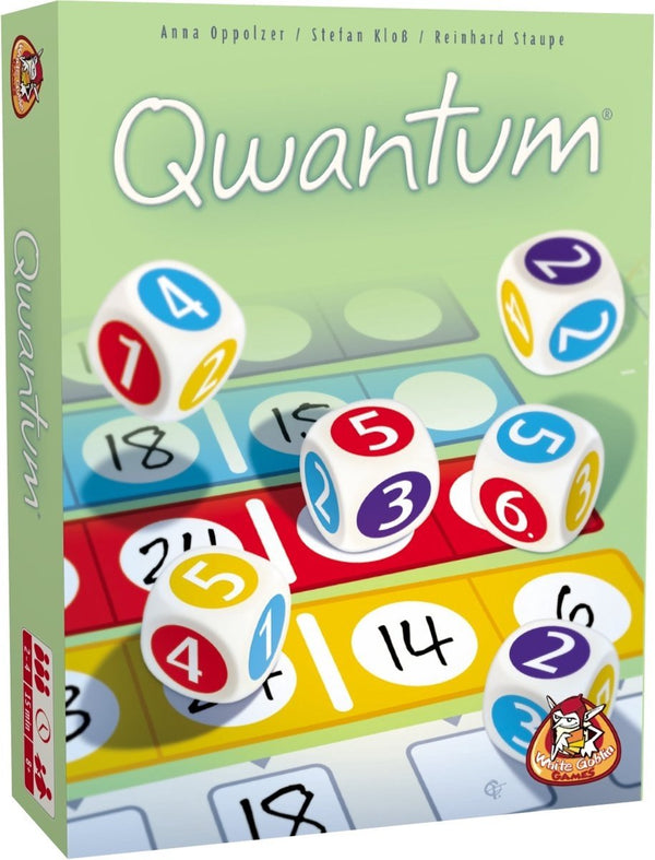 White goblin games - qwantum - dobbelspel - 2 tot 4 spelers - spannend - familiespel - vanaf 6 jaar