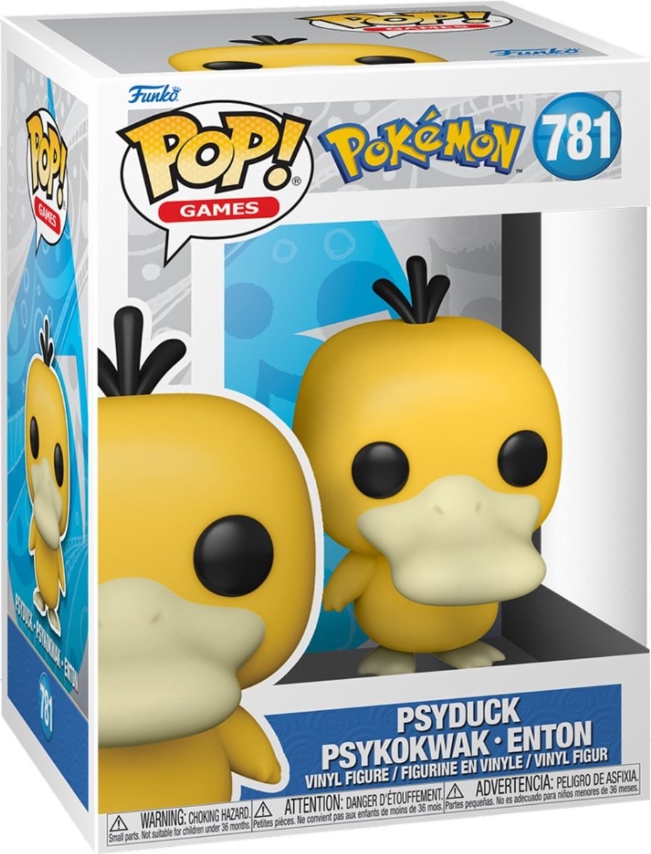 Funko pop games: pokémon - psyduck pop #781