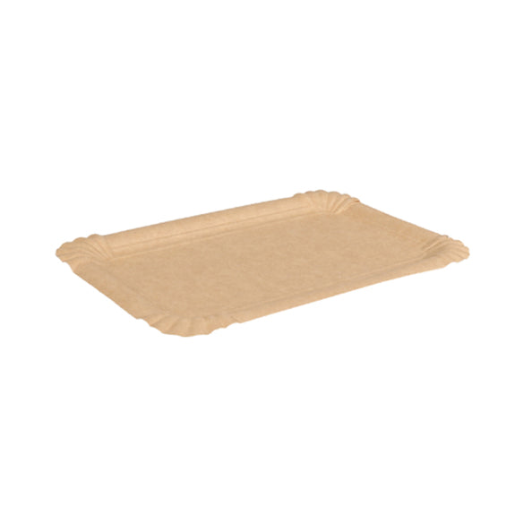 Papstar biodore schaal karton kraft (13x20cm) (100 stuks)