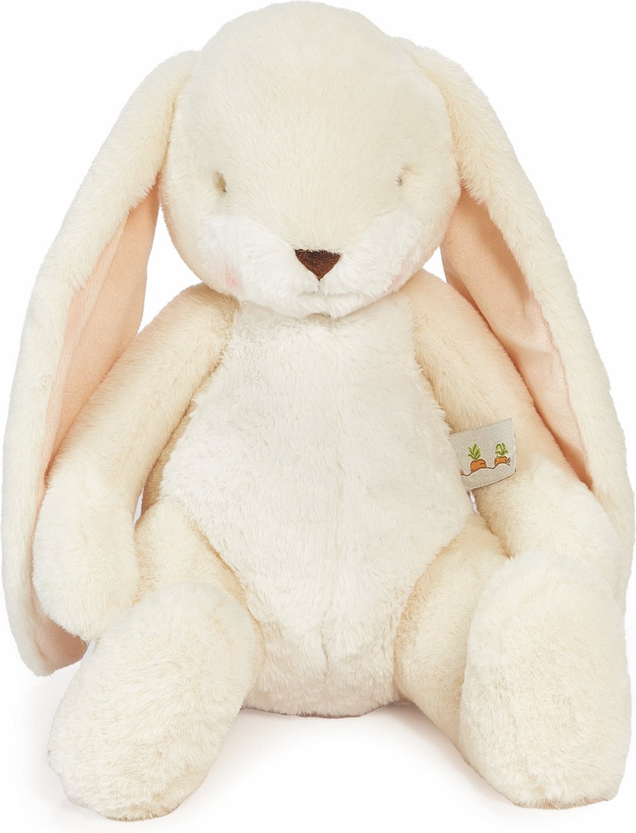 Bunnies by the bay nibble konijn - knuffeldier - geborduurde details - 38 cm - creme