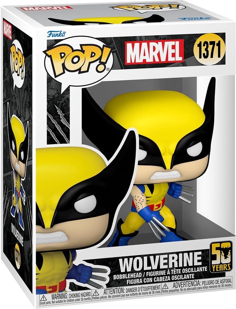 Funko pop marvel: wolverine 50th – wolverine (classic) - pop