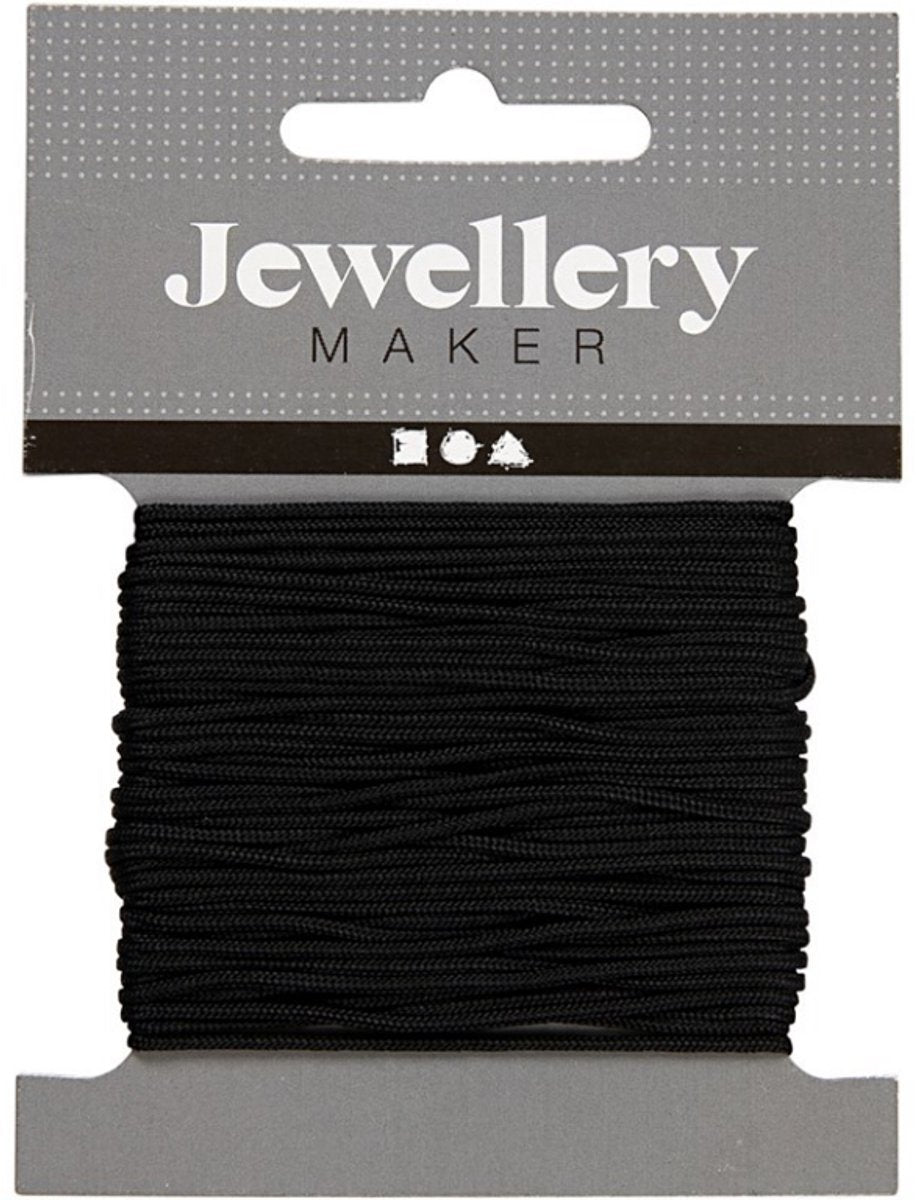 Creativ Company macrame cord black, 10m