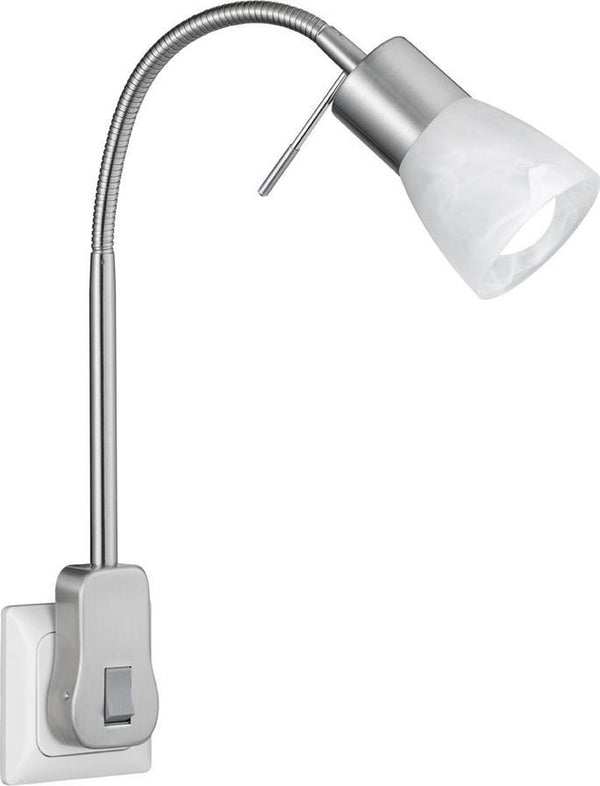 Trio levisto - spot - nikkel mat - incl. 1x e14 4.9w - flexibel