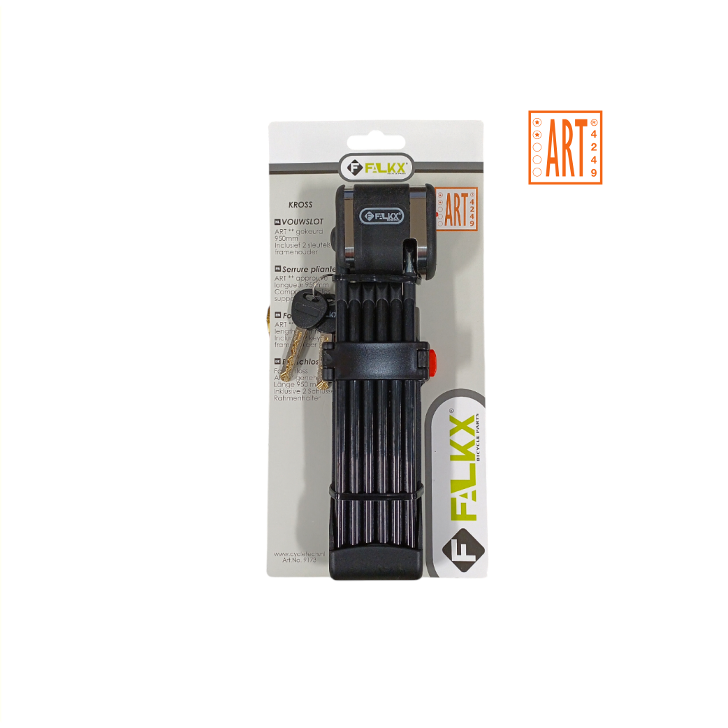 Falkx kross 95cm vouwslot zwart art**