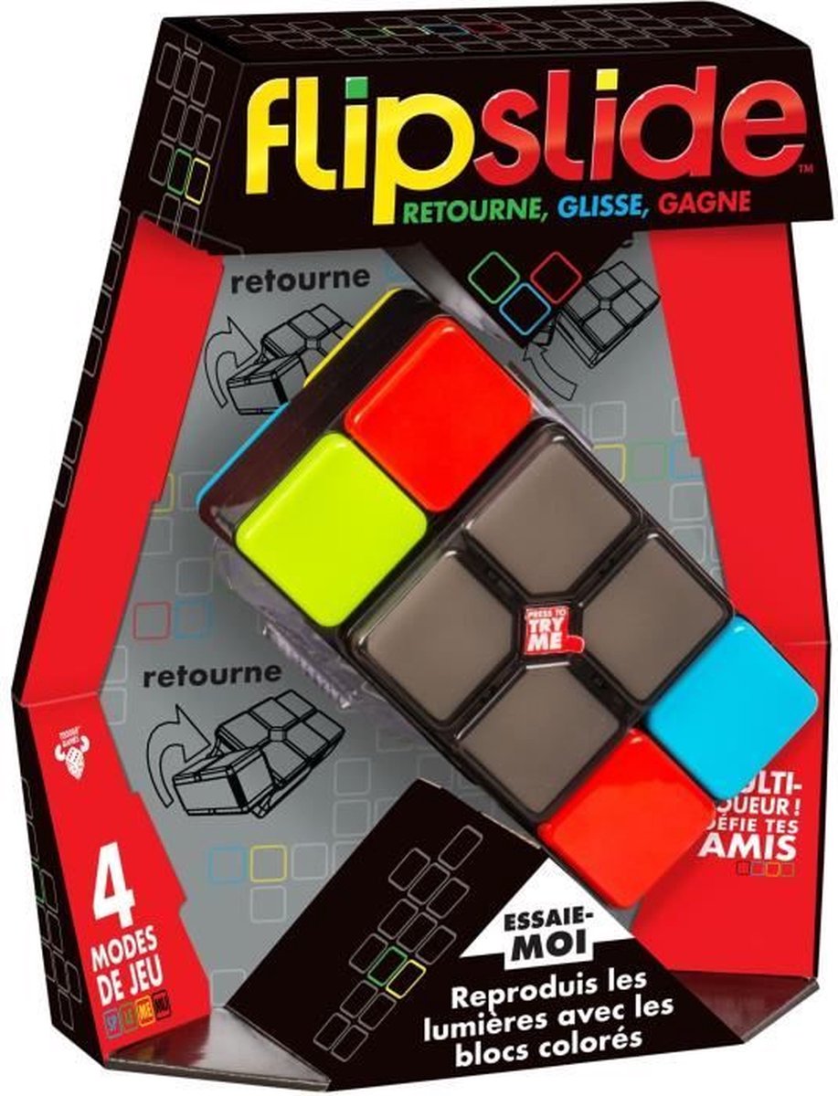 Moose toys flipslide - - elektronisch lichtcombinatiespel, inclusief batterijen