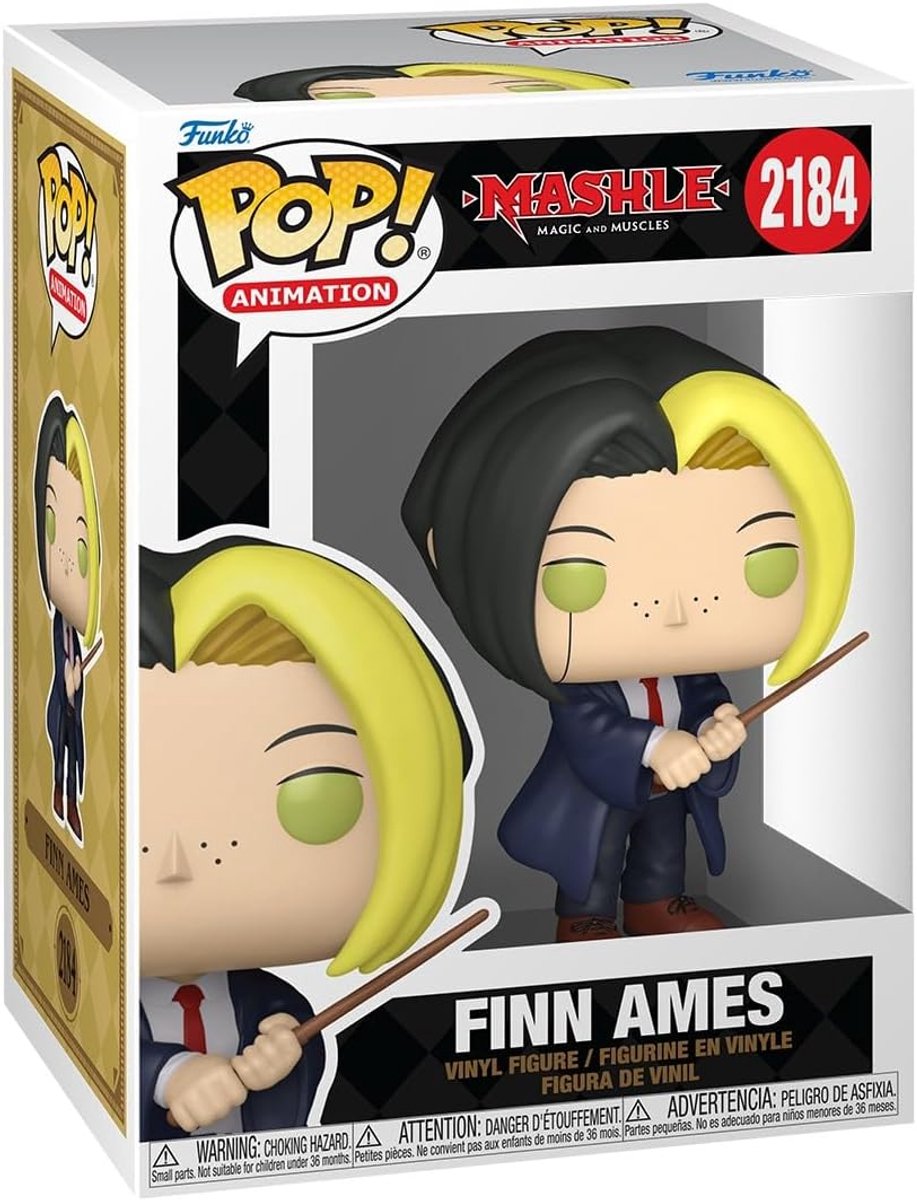 Funko mashle finn ames vinyl figur 2184 unisex pop! - neutraal - standard