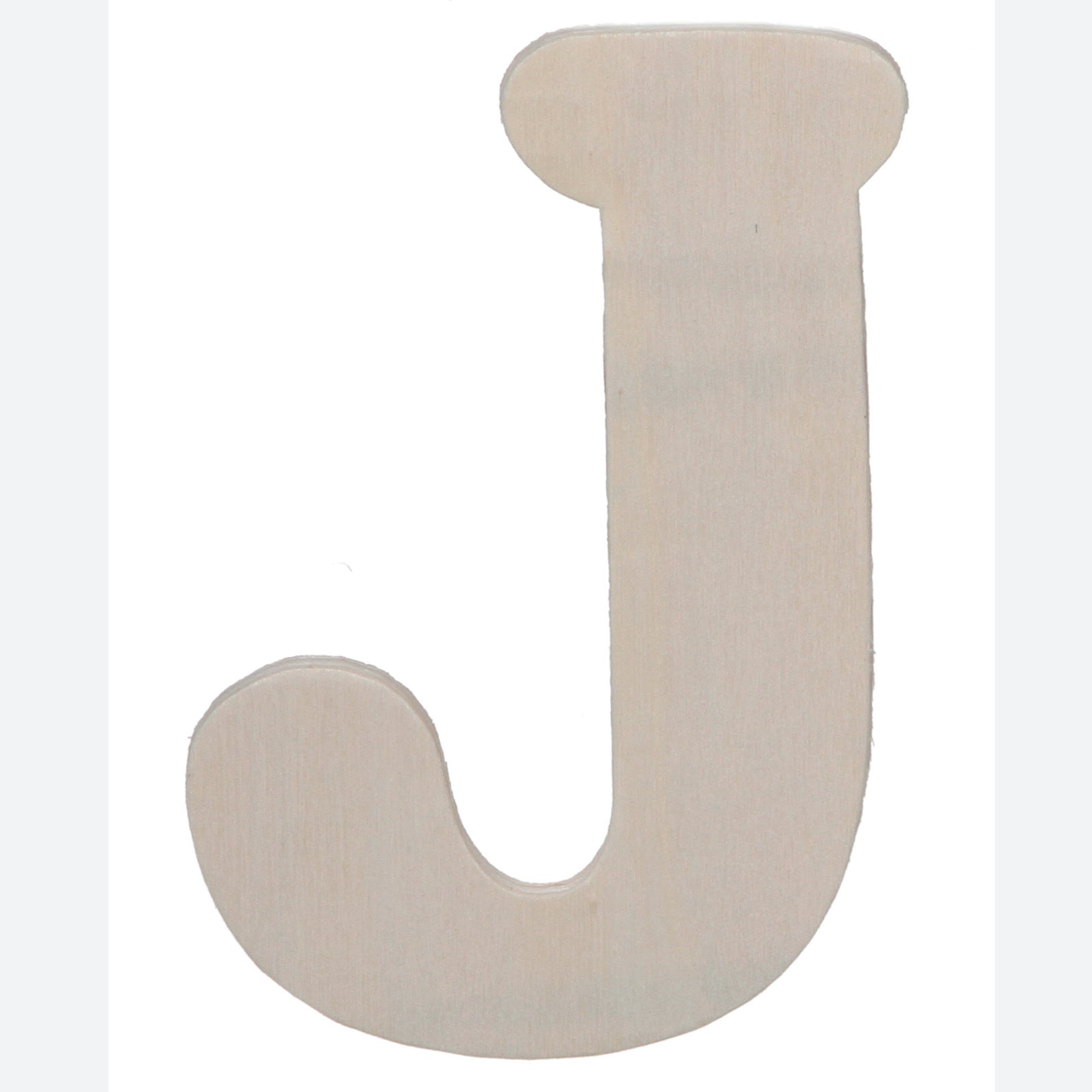Darice • uitgesneden houten letter j 10,8cmx5mm