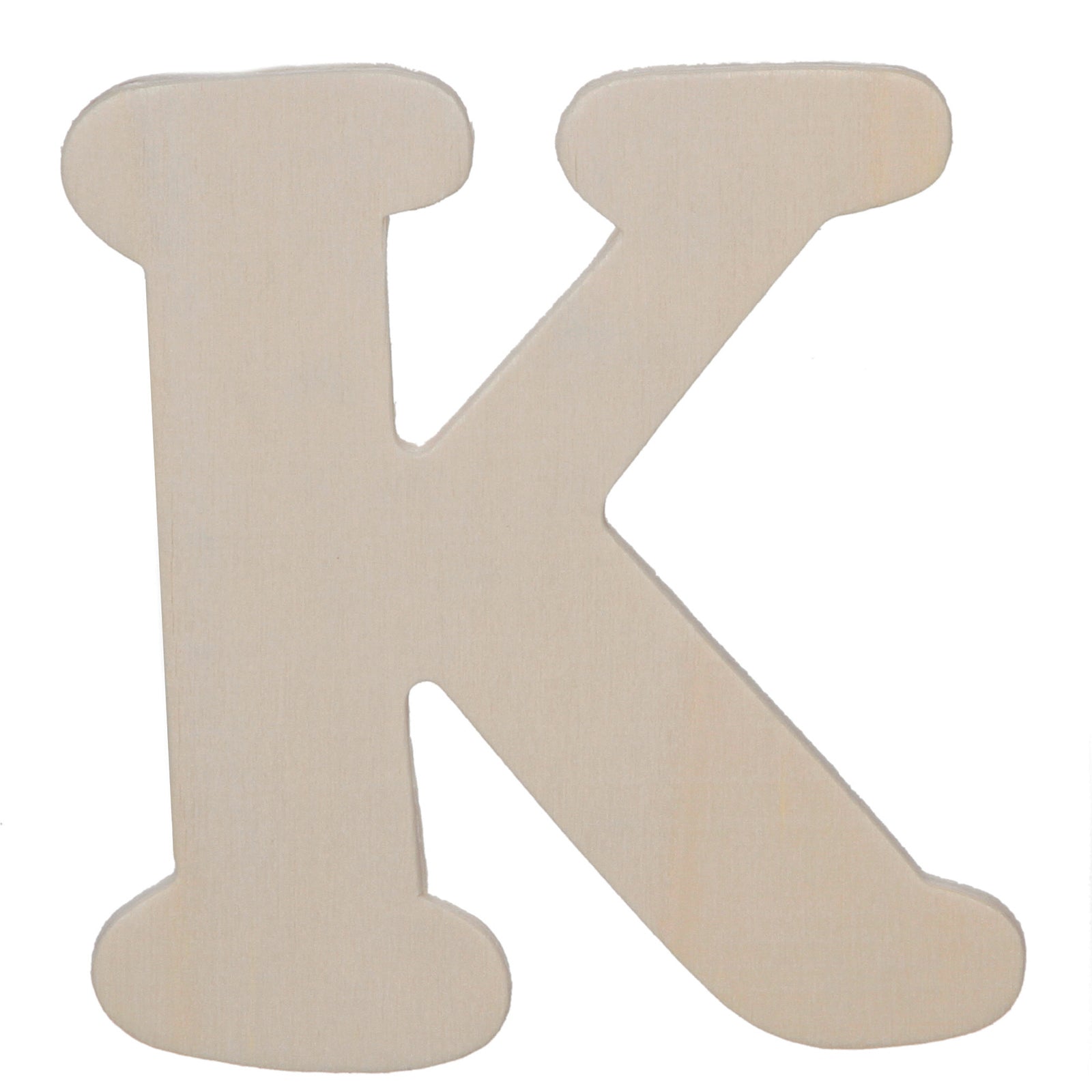 Darice • uitgesneden houten letter k 10,8cmx5mm