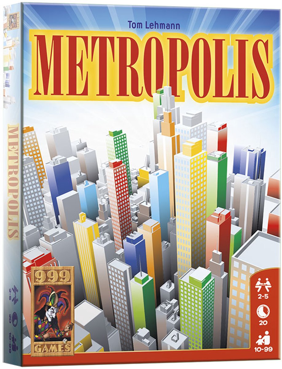 999games 999 games metropool kaartspel