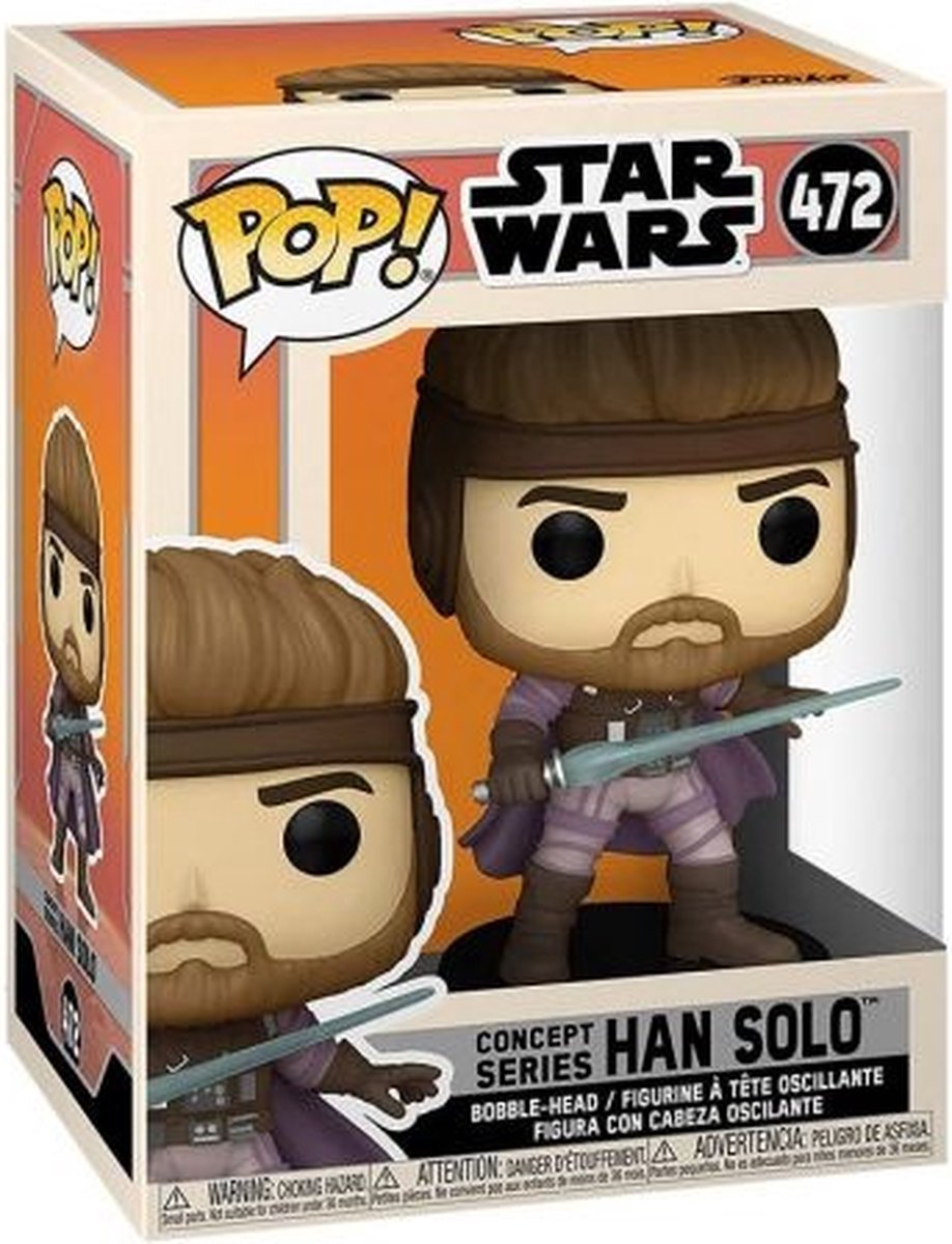 Funko star wars: concept series - han solo pop #472