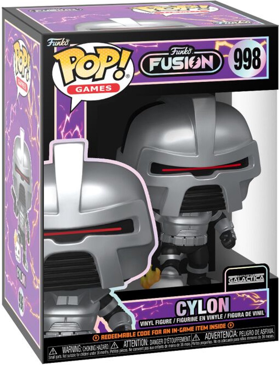 Funko fusion battlestar galactica - cylon (chase edition möglich) vinyl figur 998 pop! meerkleurig unisex