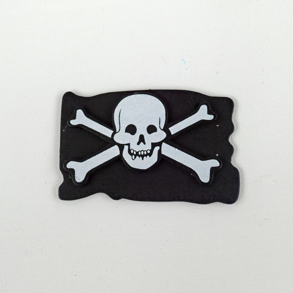 Darice • geschilderde houtvorm piratenvlag