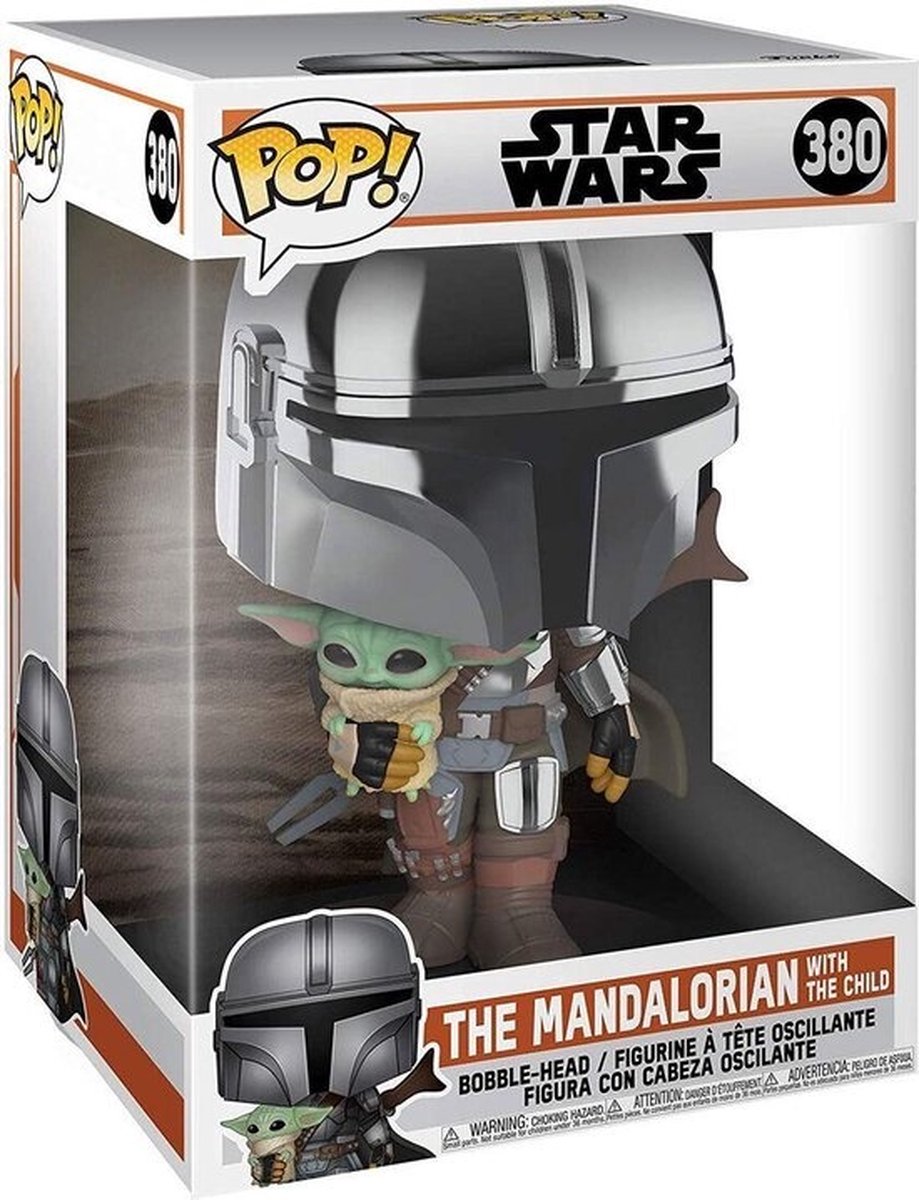 Funko pop star wars: jumbo mandalorian with the child pop