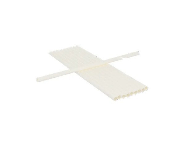 Papieren rietjes wit (230 x 8mm)