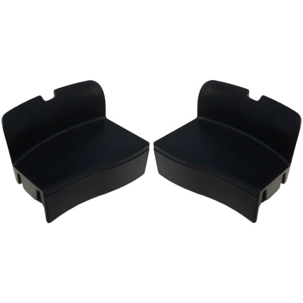 Axa afdekkapjes voor defender - zwart (set)