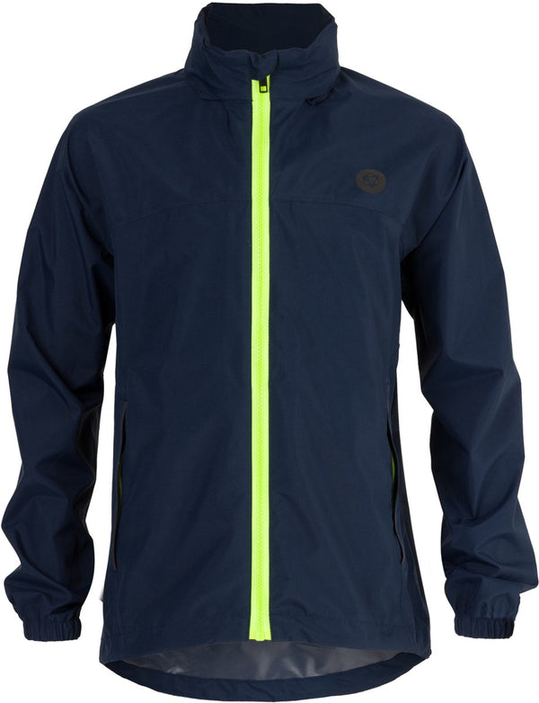 Agu go kids regenjas essential - blauw - 140 - meisjes jongens - waterdicht ademend