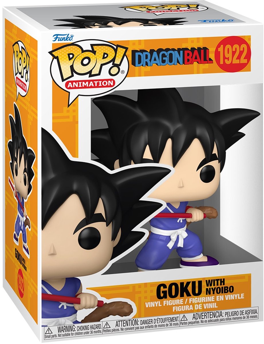 Funko pop animation: dragon ball - goku with nyoibo pop #1922