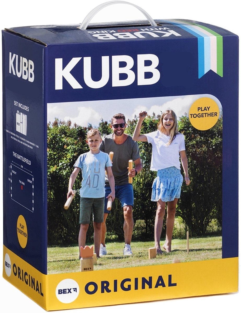 Kubb origineel rubberhout