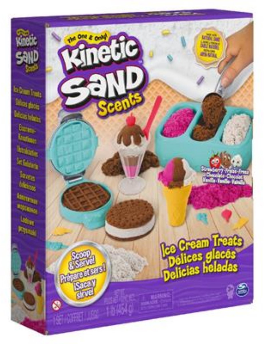 Spinmaster kinetisch zand ijs traktaties 510 g geurzand