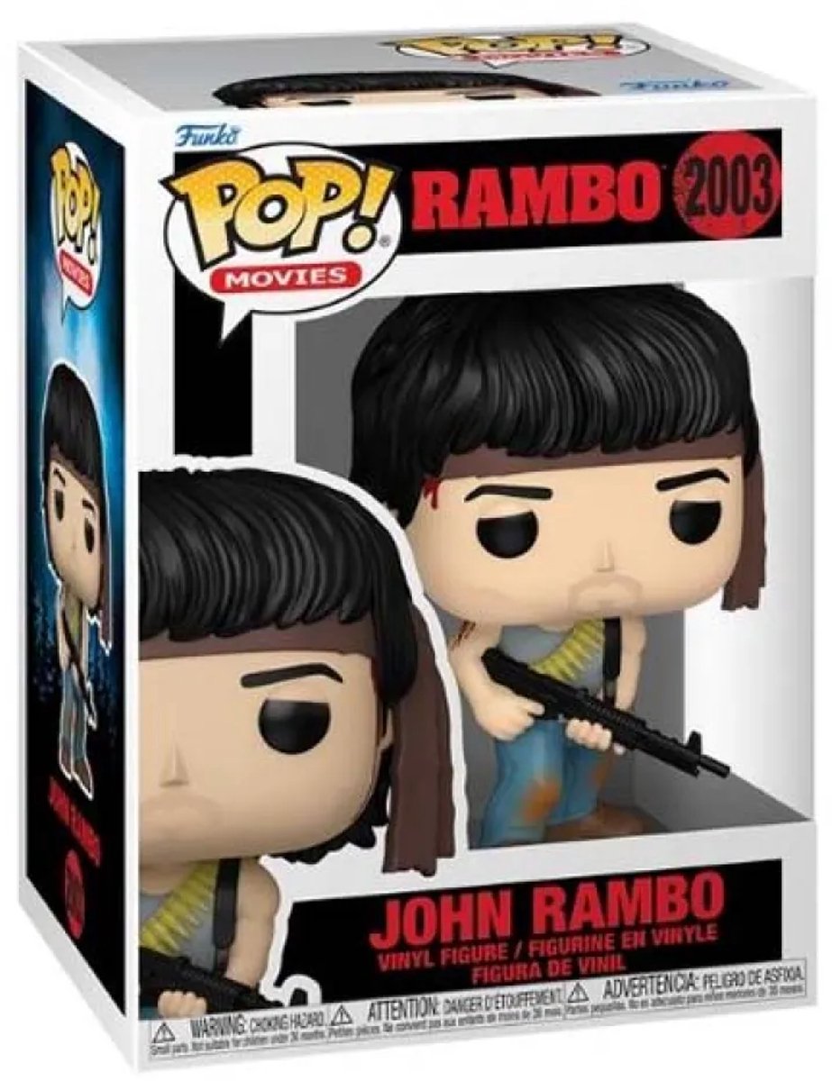 Funko rambo john rambo vinylfiguur 2003 unisex pop! - neutraal - standard