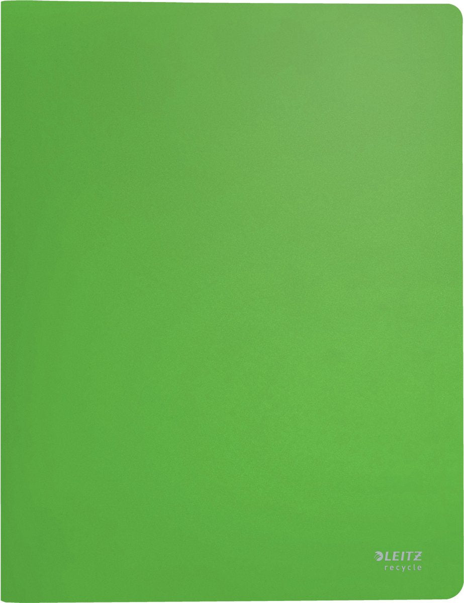 Leitz recycle showalbum a4 - 40 hoezen - 90% pre- en post-consumer gerecycled plastic - groen