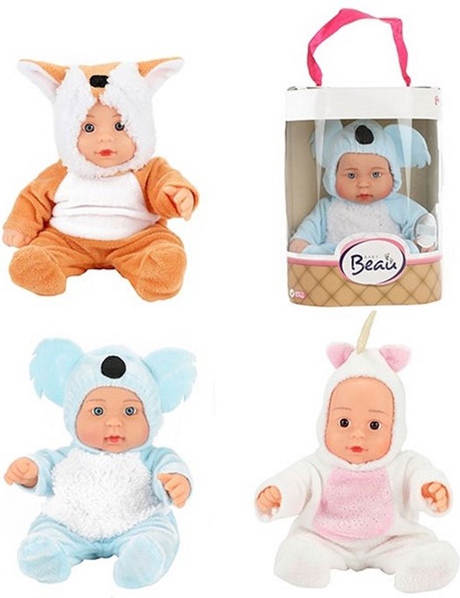 Toi-toys beau babypop in dierenpak - olifant - vanaf 24 maanden