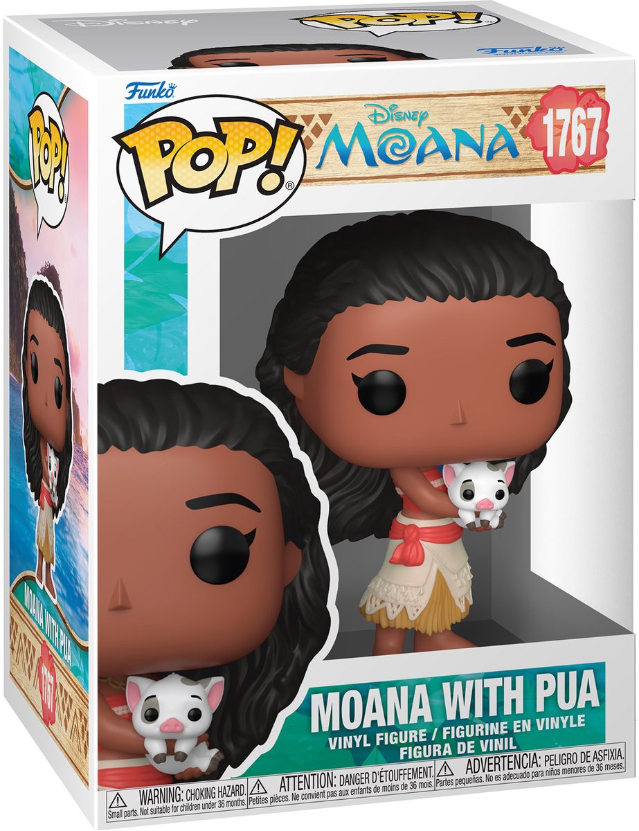Funko pop! disney: moana - moana with pua #1767