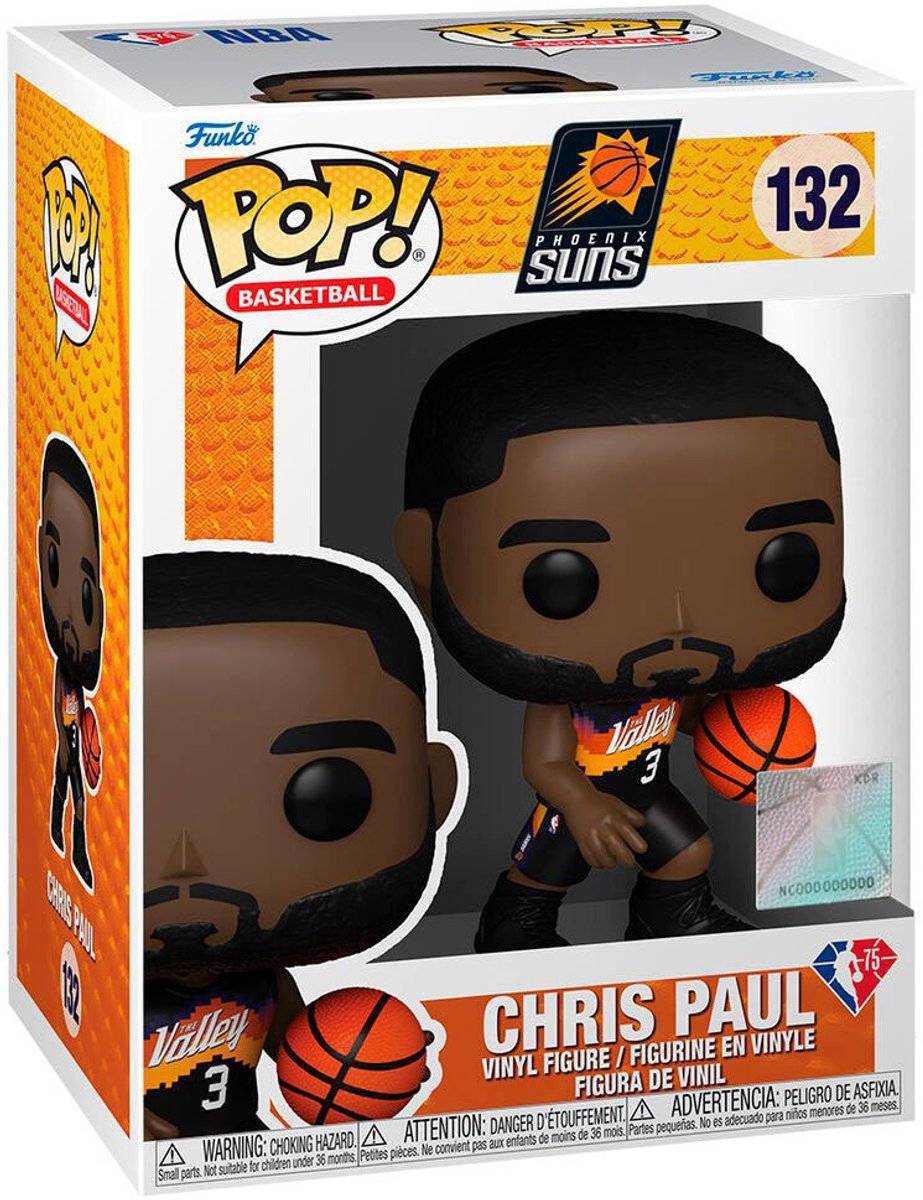 Funko pop basketball nba phoenix suns chris paul figure city edition 2021 #132