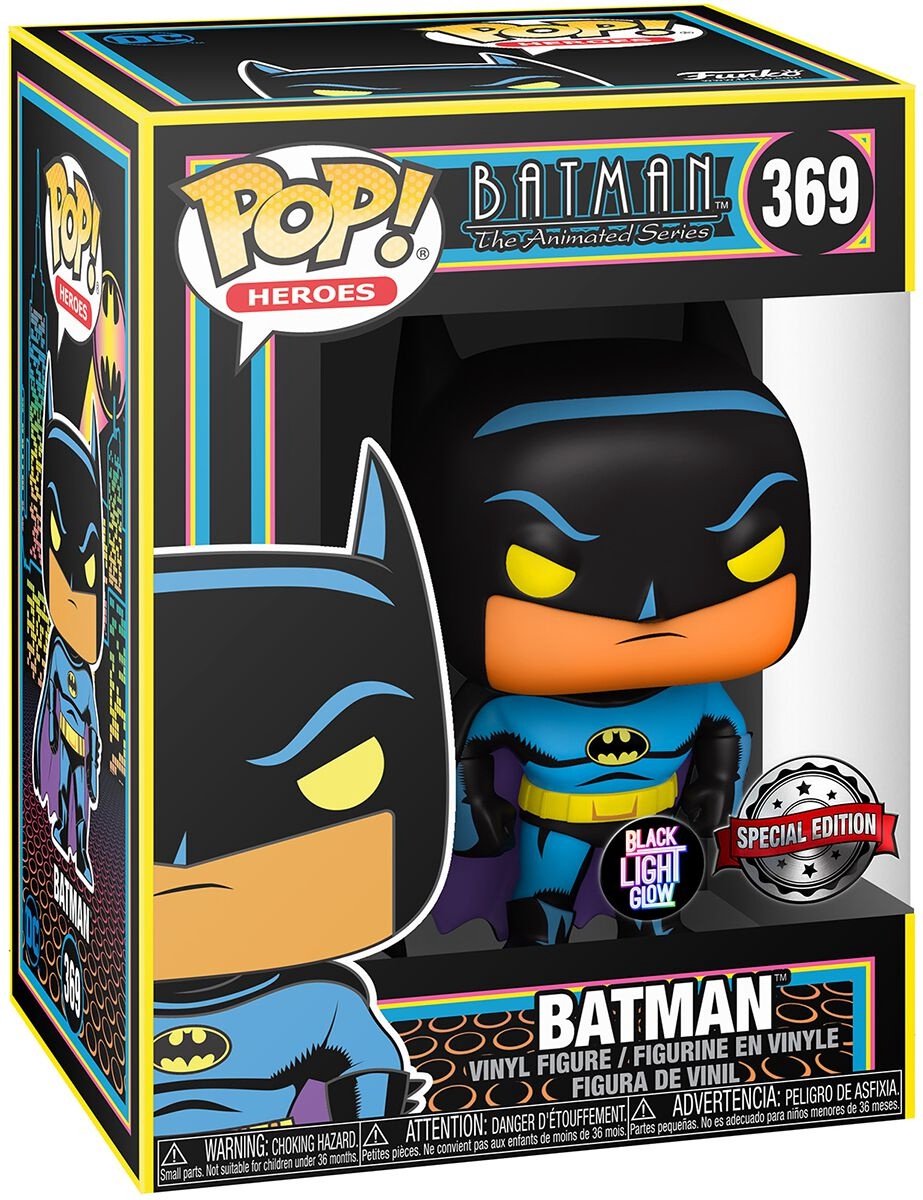 Funko pop heroes: dc batman (black light) - pop