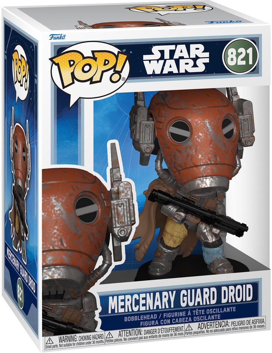 Funko pop star wars: mandalorian grogu - mercenary