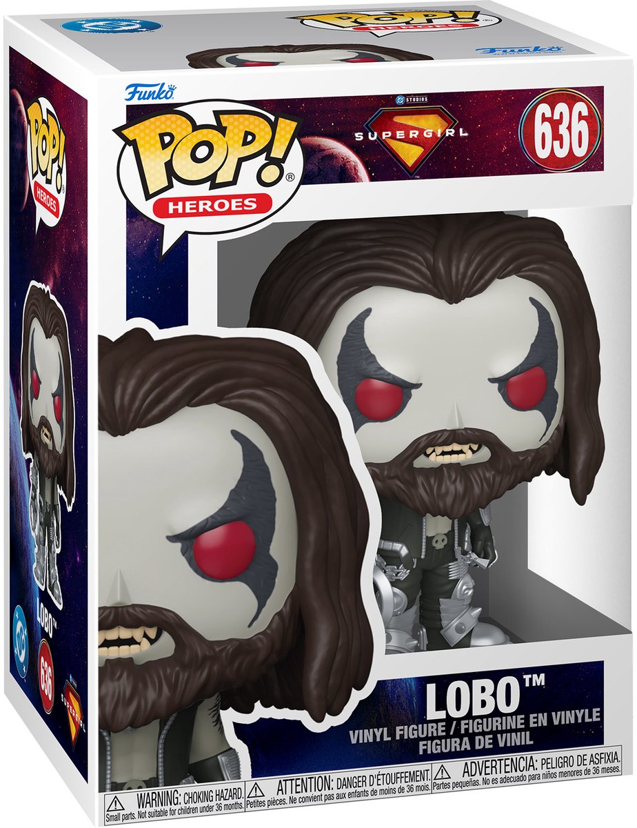 Funko supergirl (2026) pop! vinyl figure lobo 9 cm