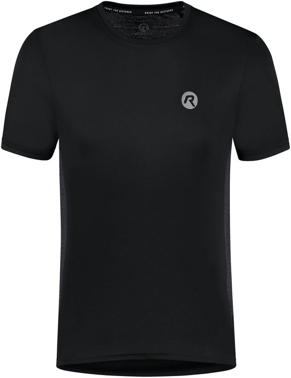 Rogelli core hardloopshirt heren - sportshirt korte mouwen - zwart - maat 3xl