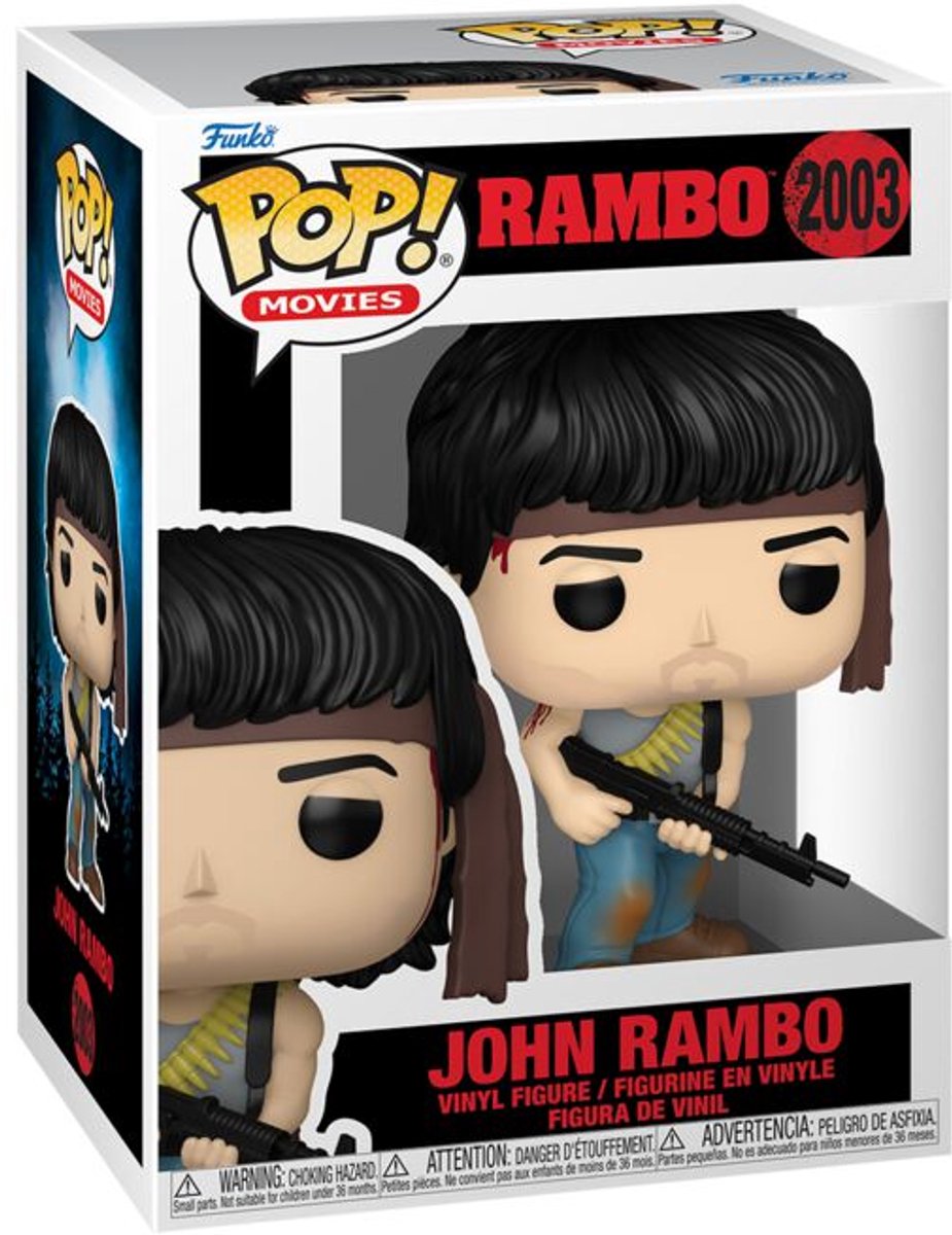 Funko rambo john rambo vinylfiguur 2003 unisex pop! - neutraal - standard